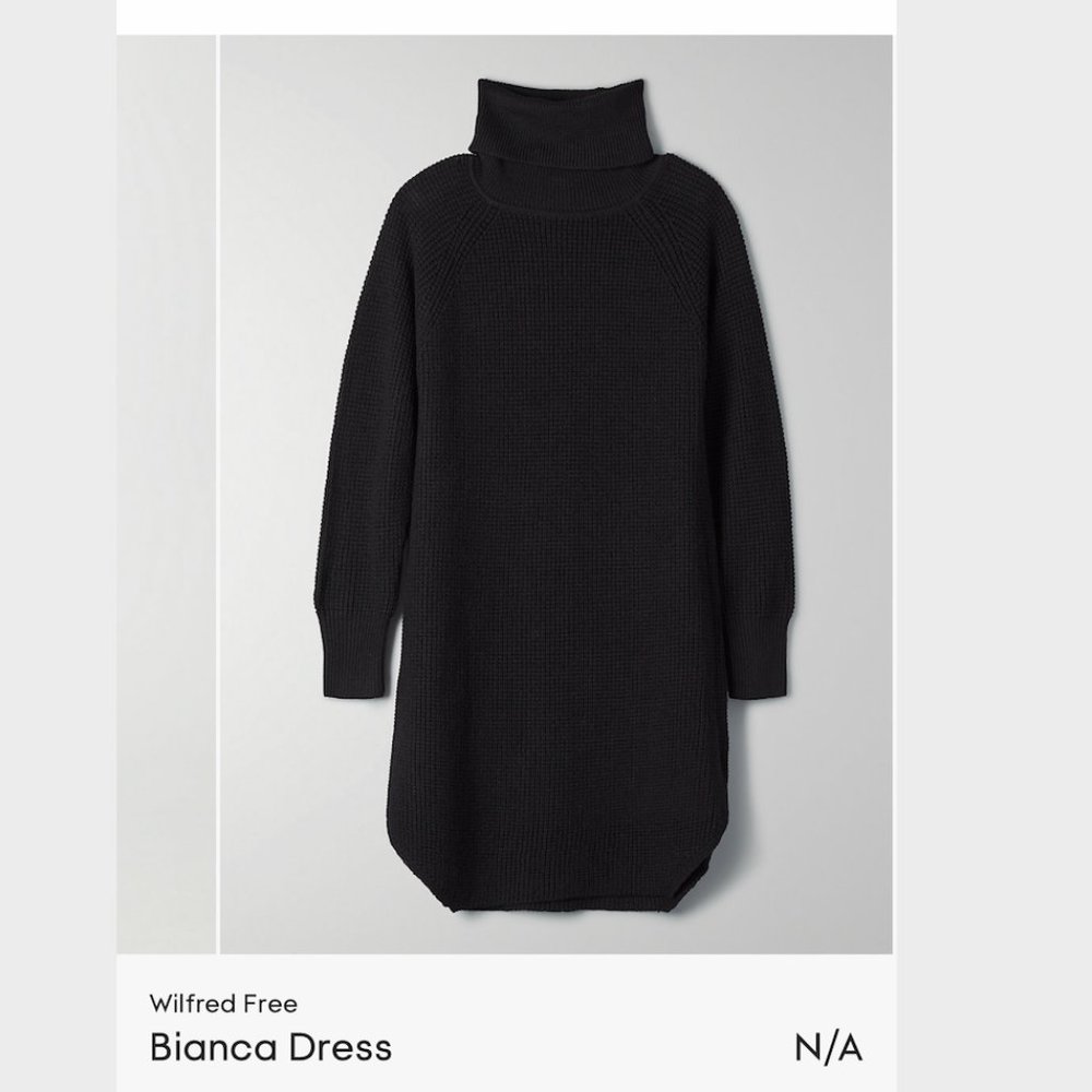 Aritzia Wilfred Free Bianca Sweater Dress